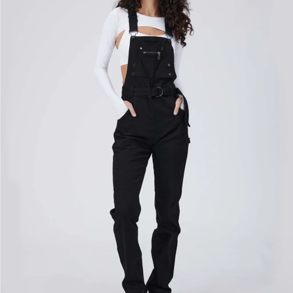 BUFFBUNNY Black Over It Alls overalls SIZE SMALL